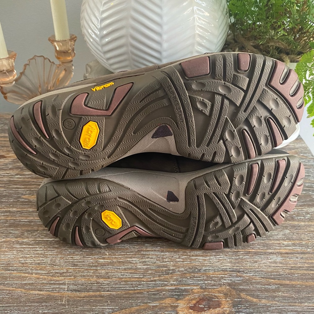 Dansko‎ Paisley Waterproof Suede Leather Sneakers Shoes Womens 40 Walnut Brown - Picture 13 of 16
